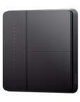 Smart Wall Switch Z1 Pro — Double Rocker / Black