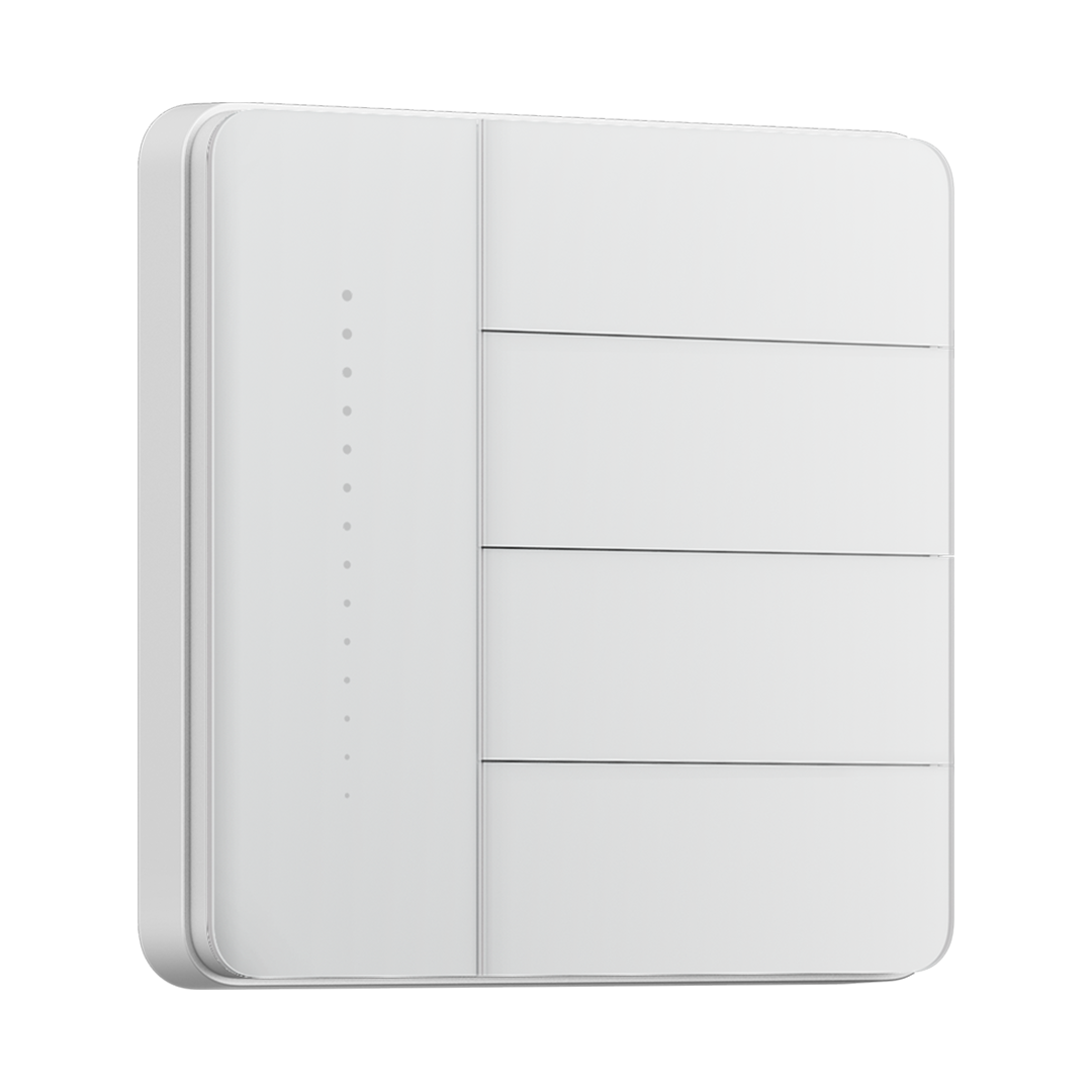 Smart Wall Switch Z1 Pro — Four Rockers / White