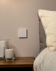 Smart Wall Switch H1 — No Neutral, Double Rocker, Gray