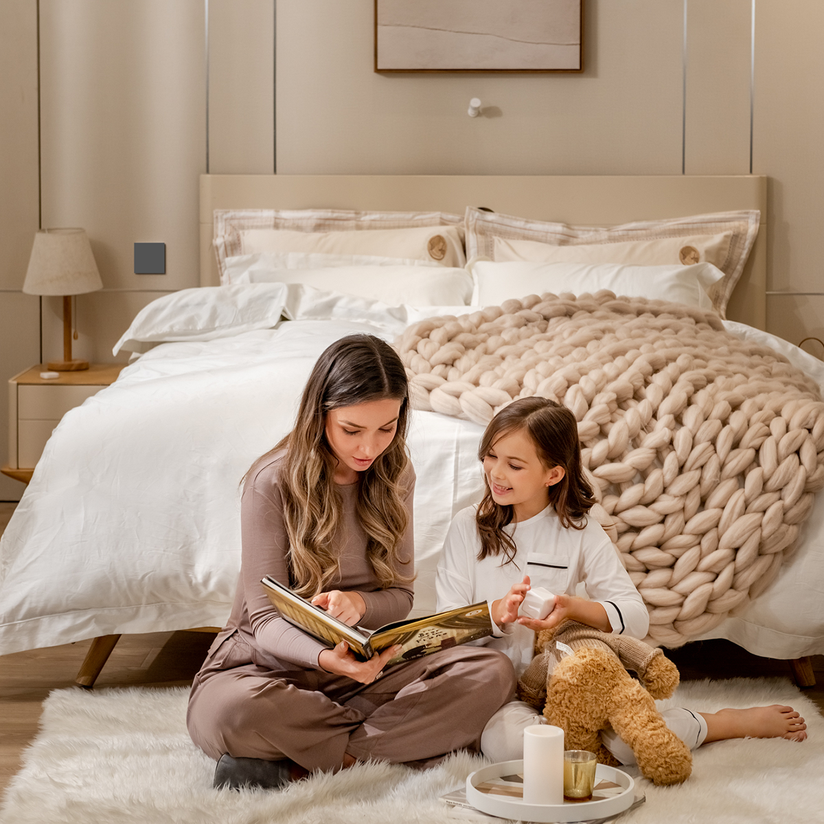 Smart Wall Switch H1 — No Neutral, Double Rocker, Gray