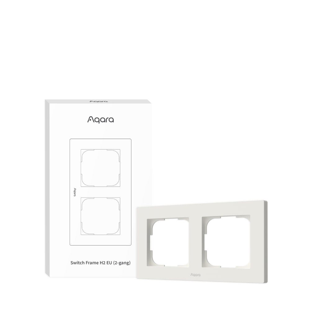 Switch Frame H2 EU — 2-Gang, White