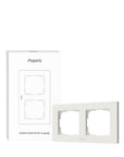 Switch Frame H2 EU — 2-Gang, White