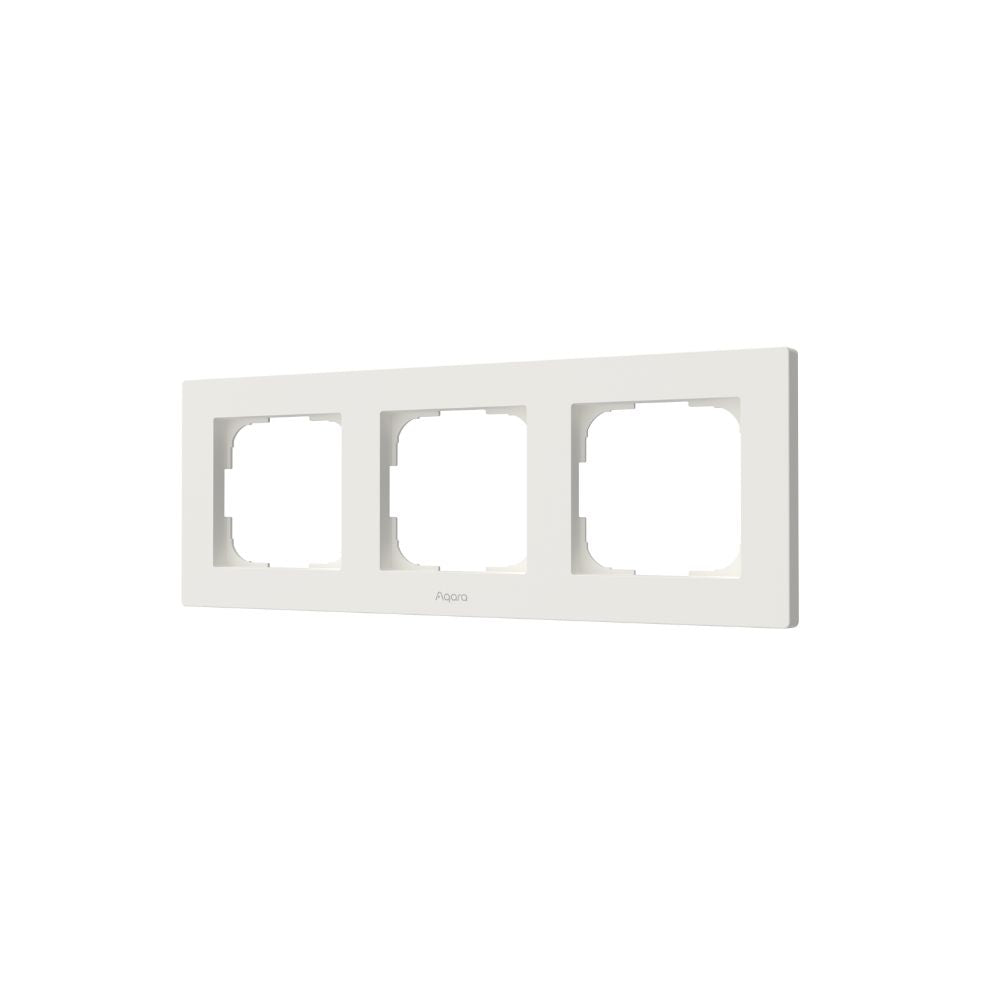Switch Frame H2 EU — 3-Gang, White
