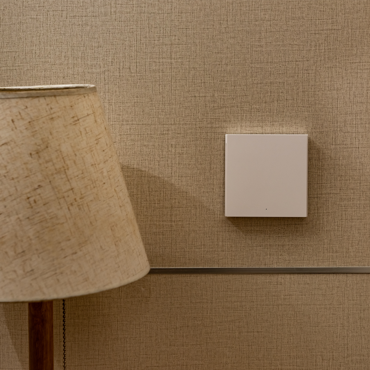 Smart Wall Switch H1 — No Neutral, Double Rocker, Gray